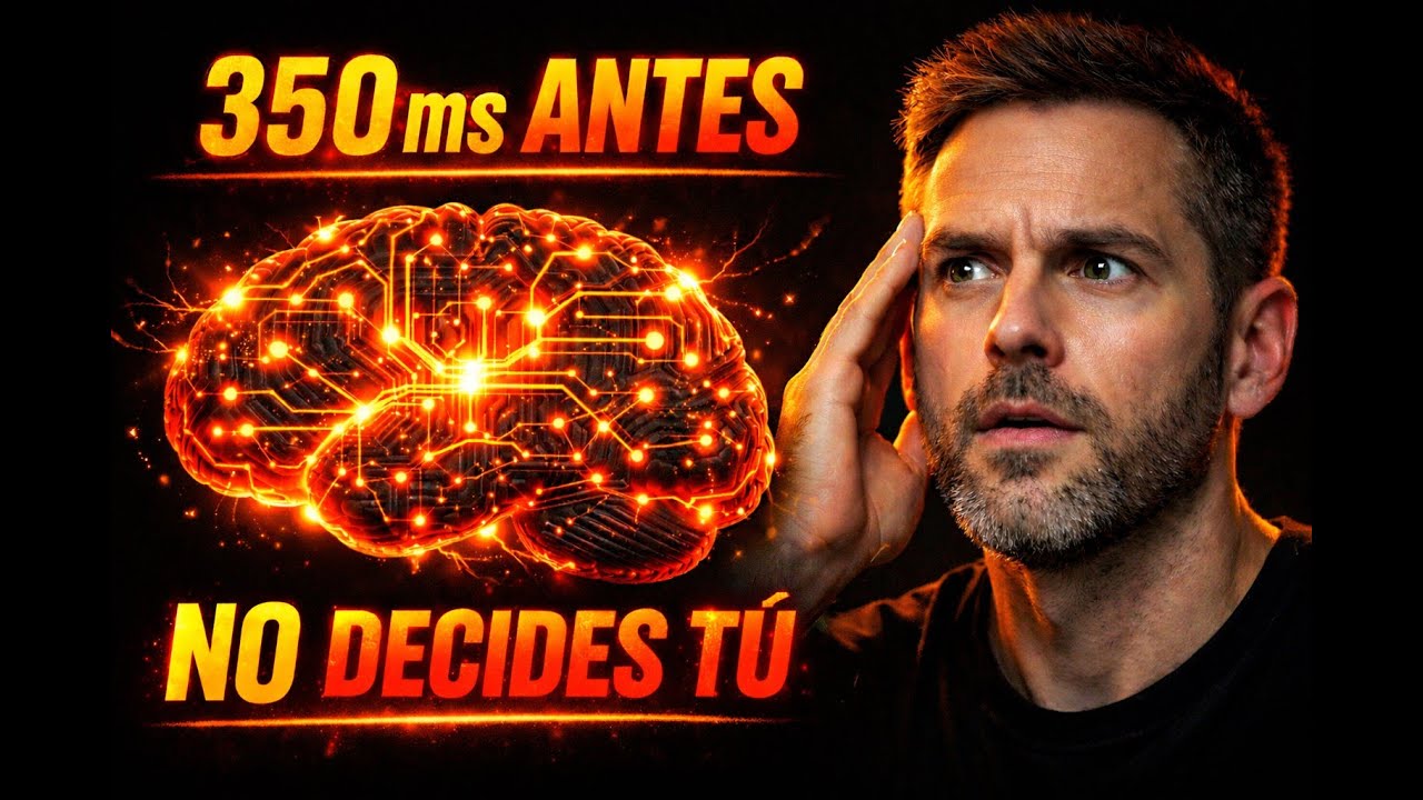 No decides nada: tu cerebro reacciona 350 ms antes que tú.