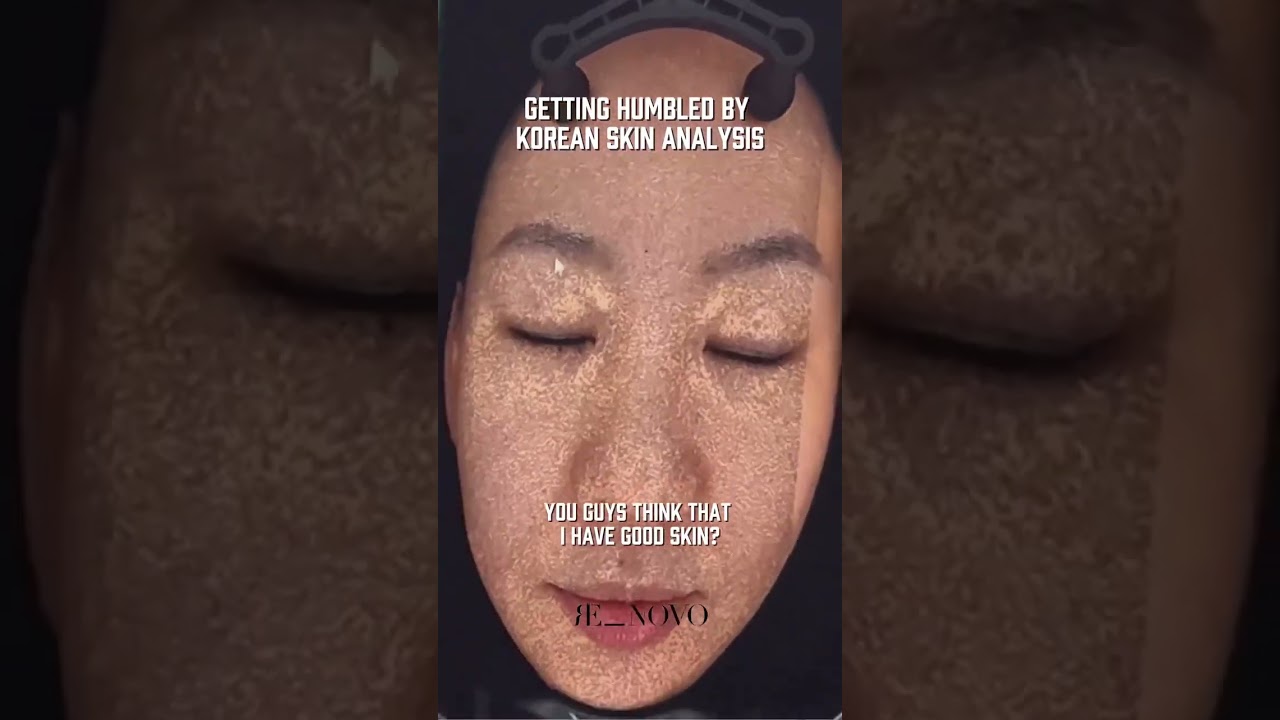 Корейский анализ кожи поражает воображение 😭💀 #RenovoSkinClinic #KoreanSkinAnalysis