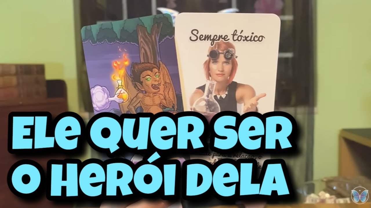 Ele Quer Ser o Herói Dela 💪🏼💗 Leitura Tarot Oráculos