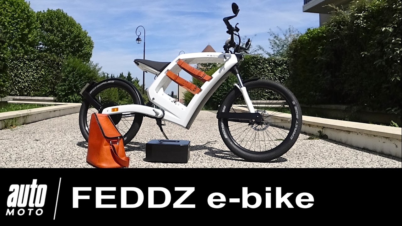 FEDDZ e-bike Mobylette &eacute;lectrique sans permis ESSAI AUTO-MOTO.COM