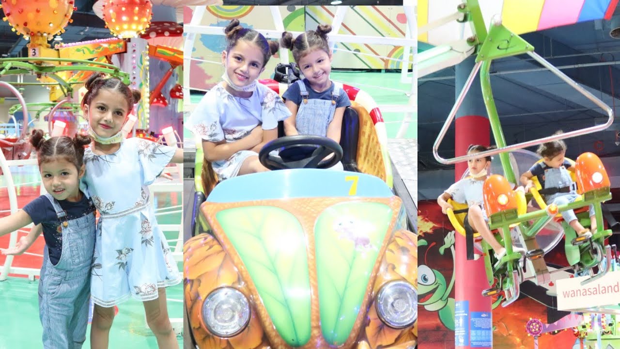 اول مرة يروحوا الالعاب من 7 اشهر