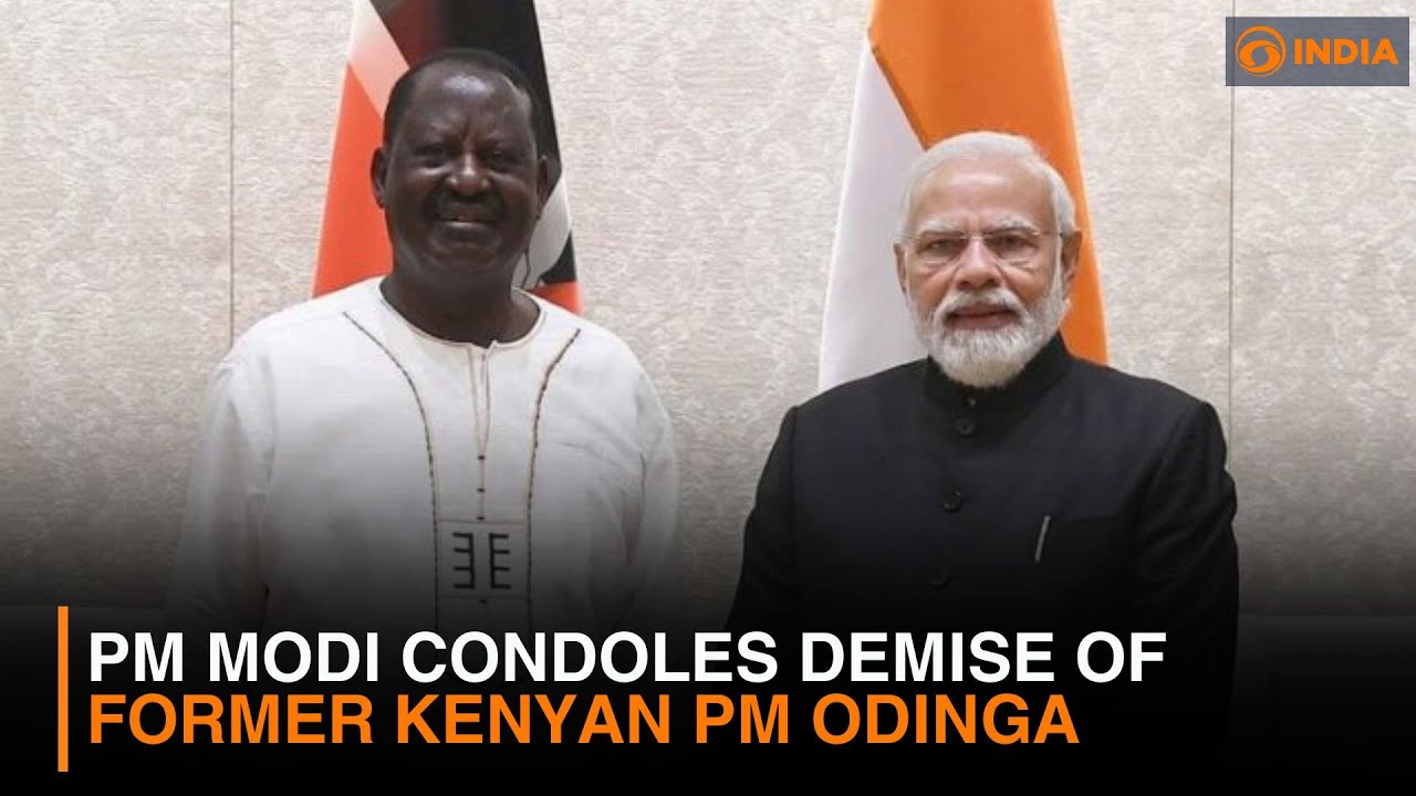PM Modi condoles demise of former Kenyan PM Odinga | DD India