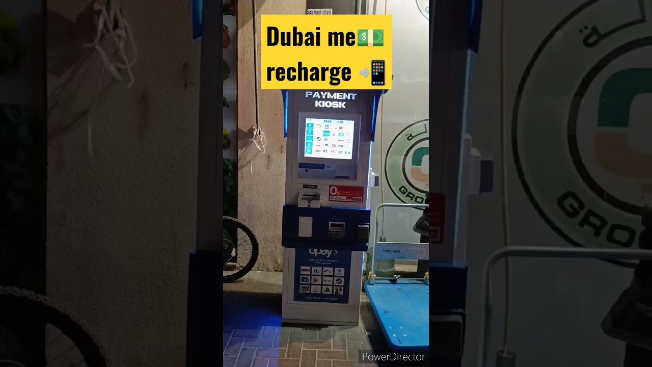 method of mobile recharge in Dubai