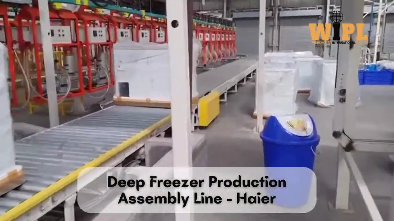 Deep Freezer |Haier Deep Freezer Production Assembly Line installed by WIPL |Testing Area |Conveyors