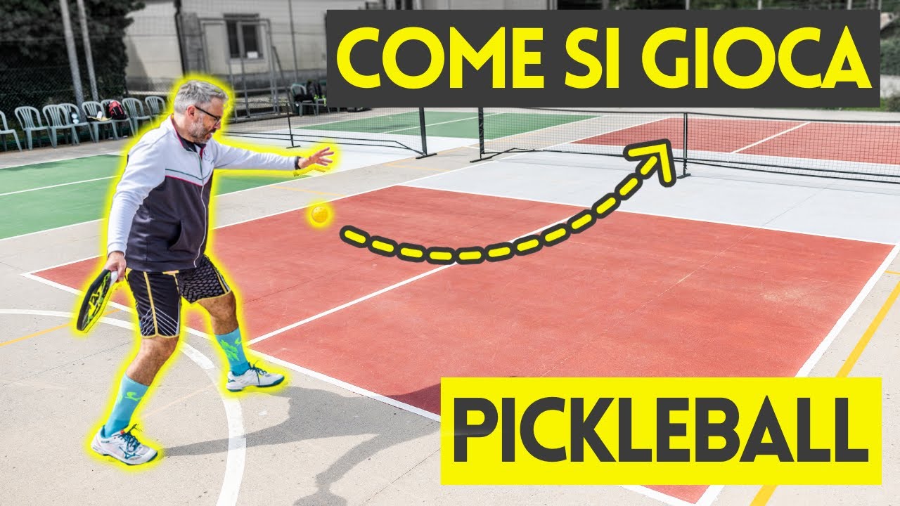 COME SI GIOCA A PICKLEBALL: Regole del Singolare, Punteggio e Partita