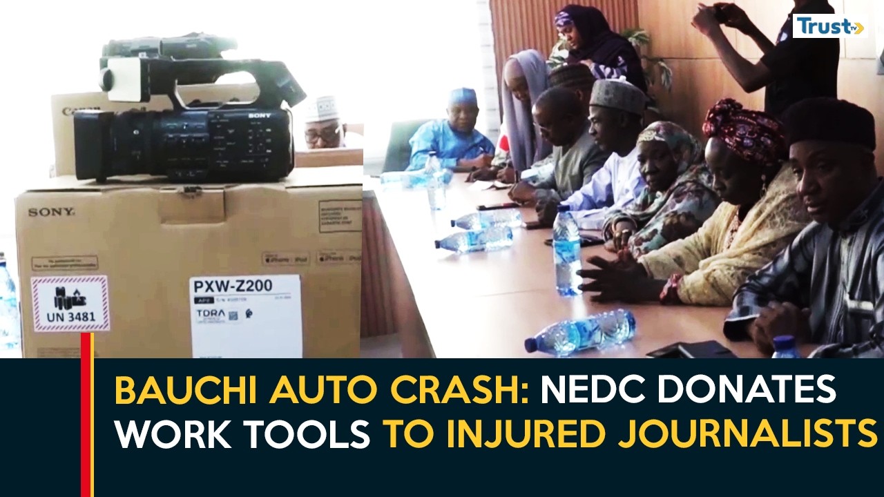 Bauchi Auto Crash: NEDC Donates Work Tools To Injured Journalists