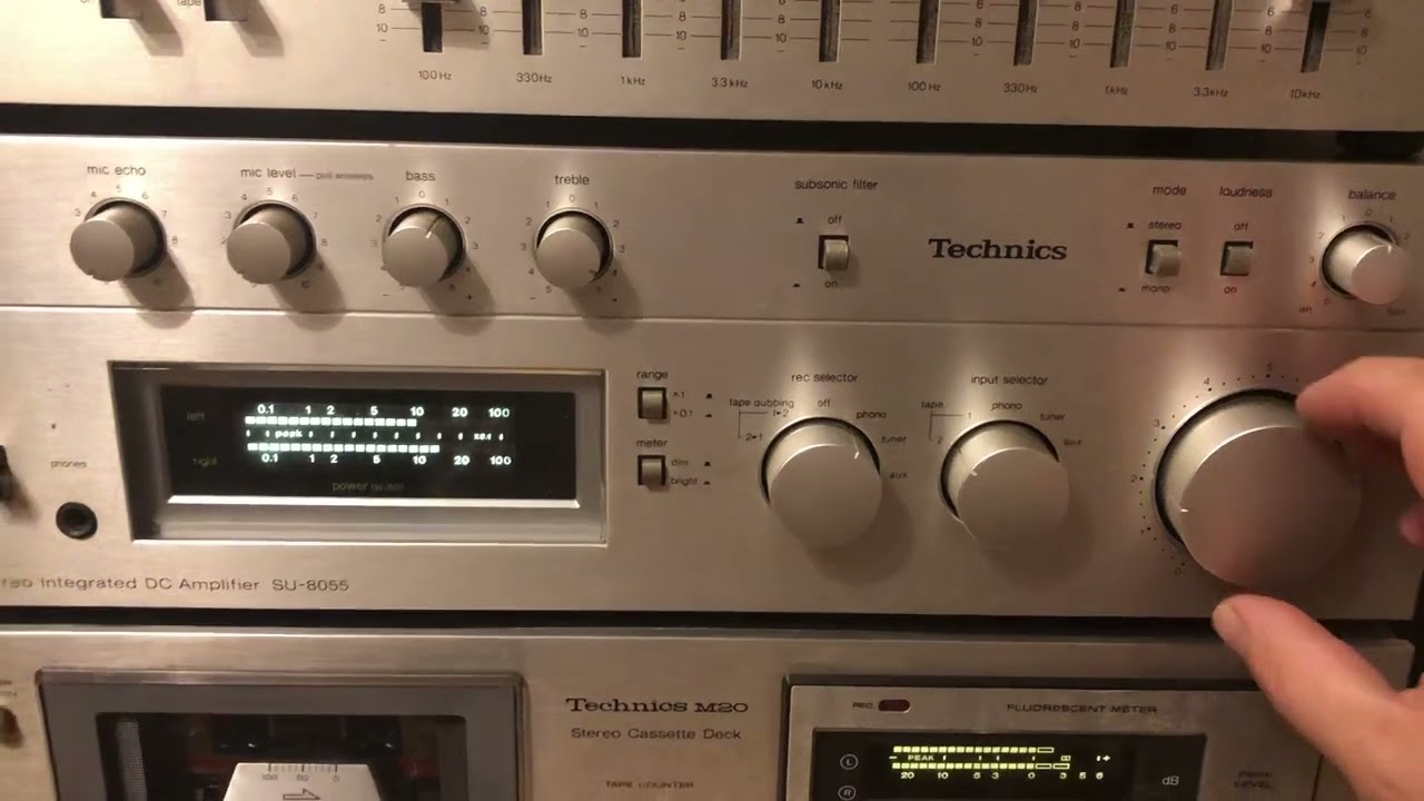 Technics SU 8055 amplifier