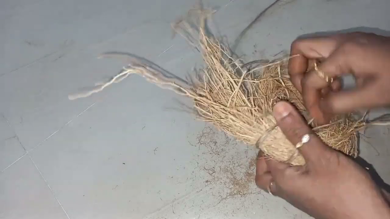 Diy vetiver loofah/bath scrubber/ vetiver products/ homemade loofah