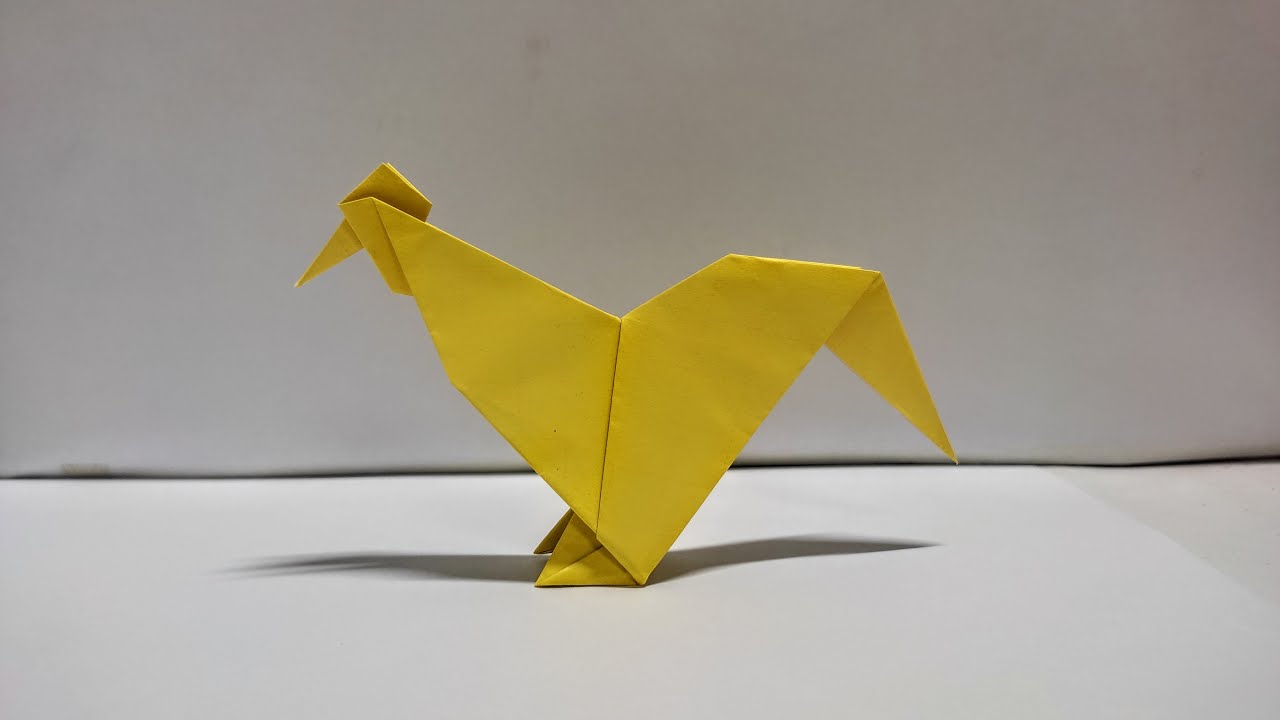 Origami Chicken Easy Step By Step