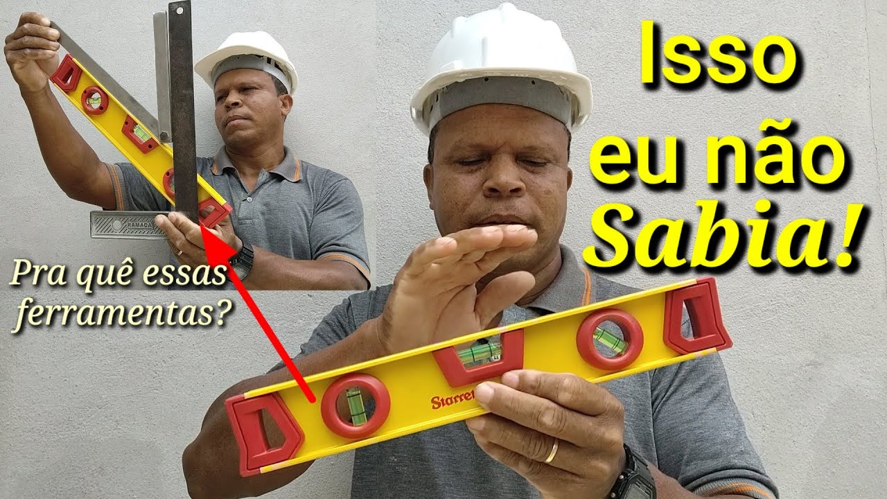 Nível de bolha! Qual é o segredo dessa ferramenta agora?