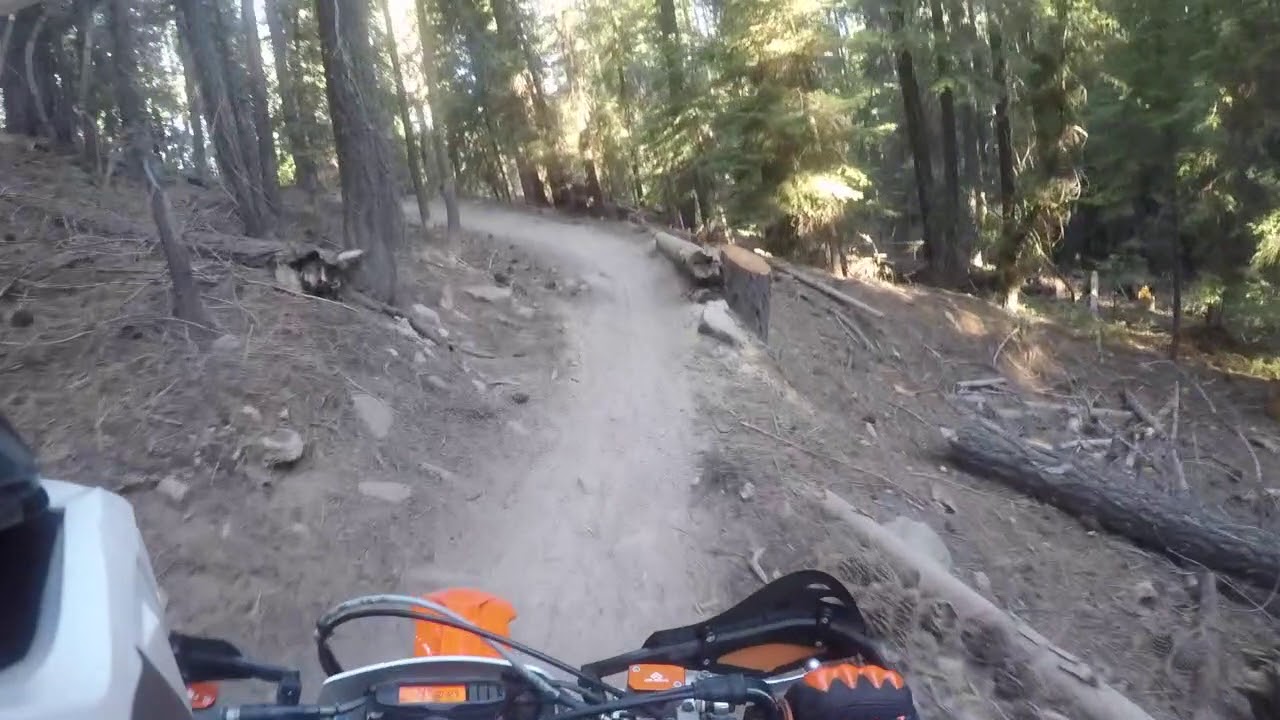 Dirt Bike South Lake Tahoe Going up Corral Trail