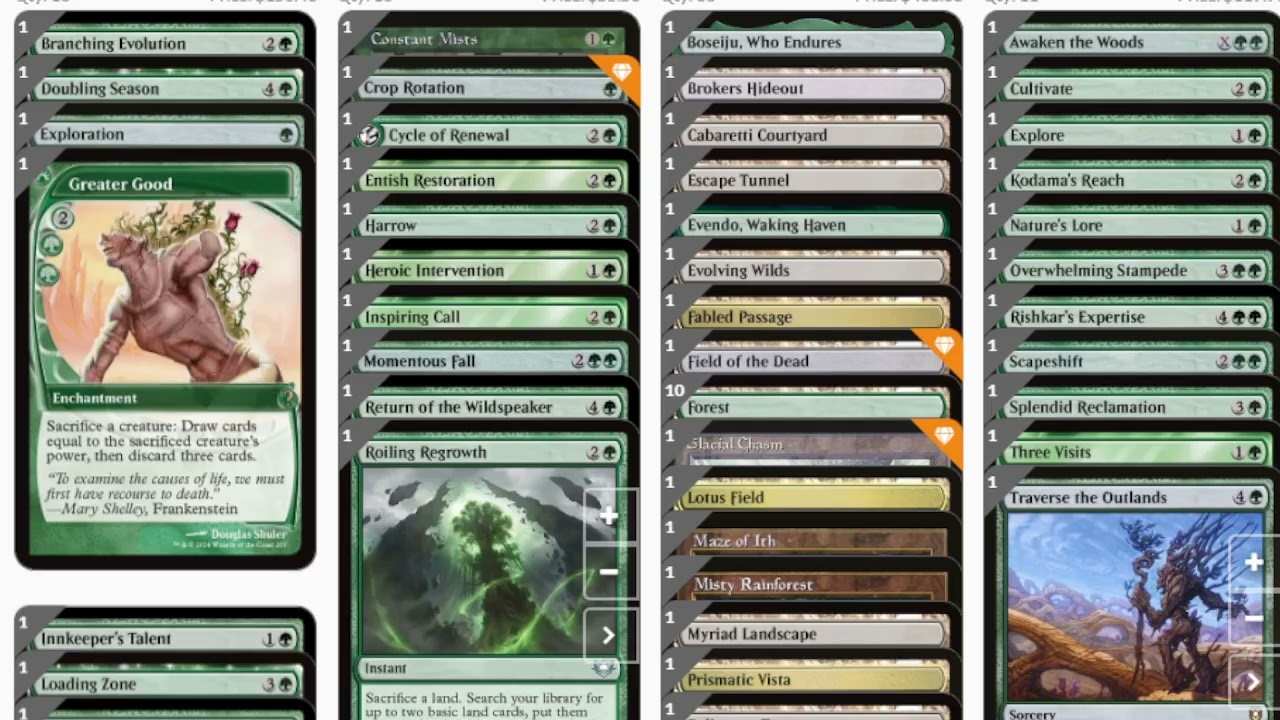 Профиль колоды командира Тоф, Мастера магии земли, Аватара MTG, Последнего мага воздуха