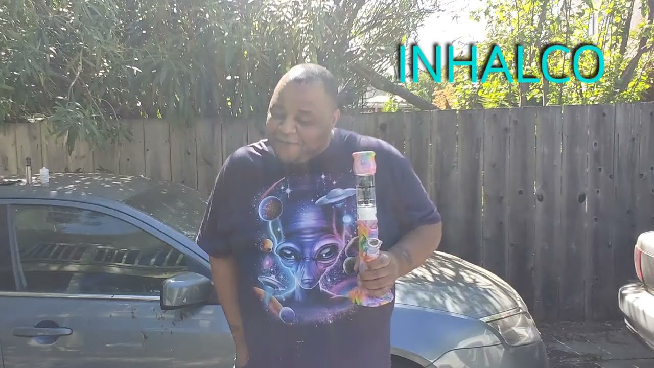 INHALCO Tilted Silicone Water Pipe 15