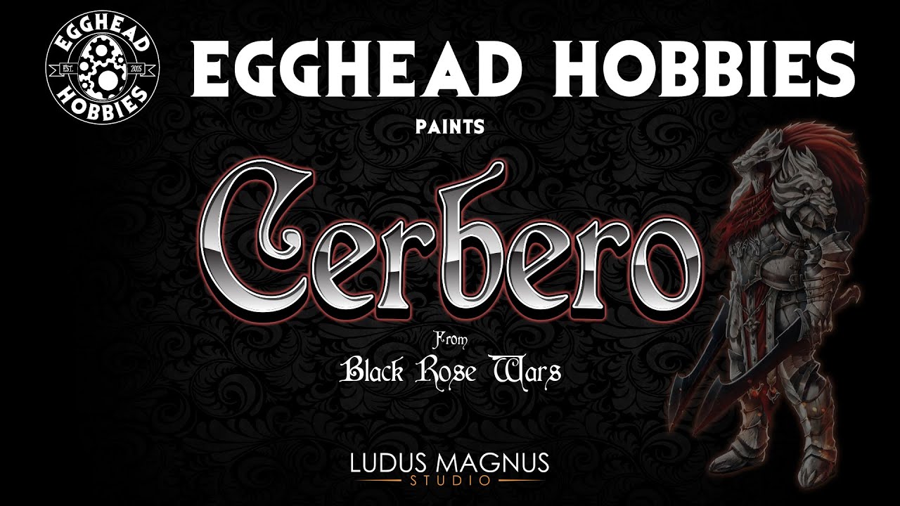 Painting Cerbero from Black Rose Wars