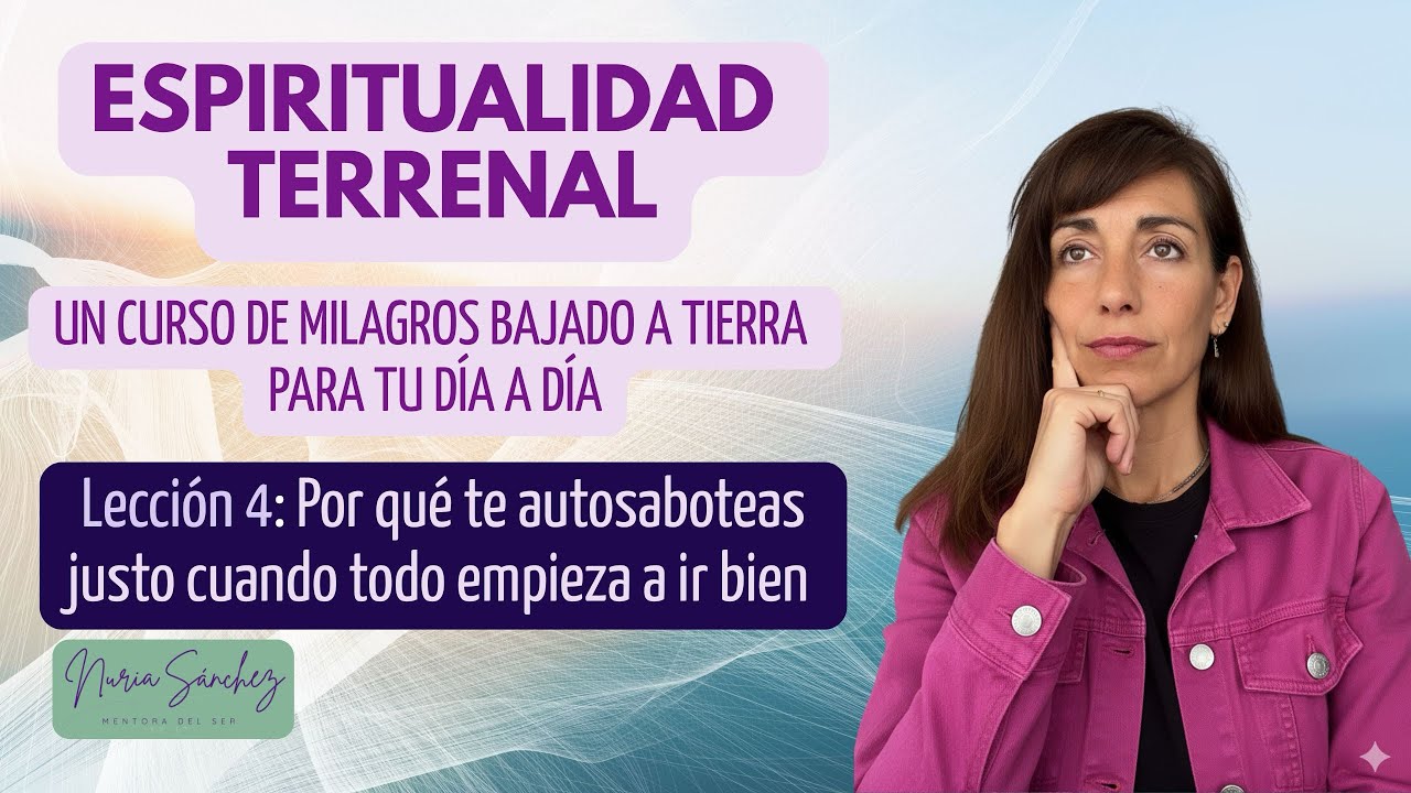 Porqué te autosaboteas justo cuando todo empieza a ir bien