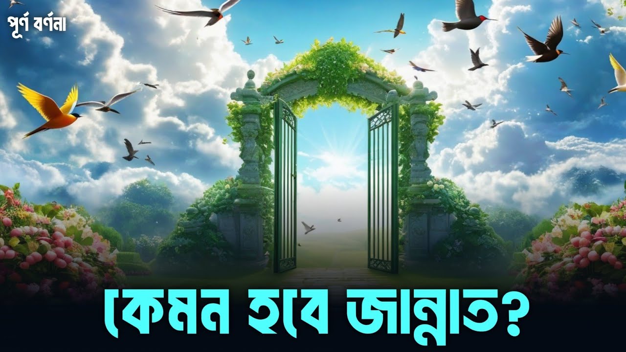 জান্নাতের সম্পূর্ণ বর্ণনা || বেহেশতের বর্ণনা || Life in heaven full video || life in jannah