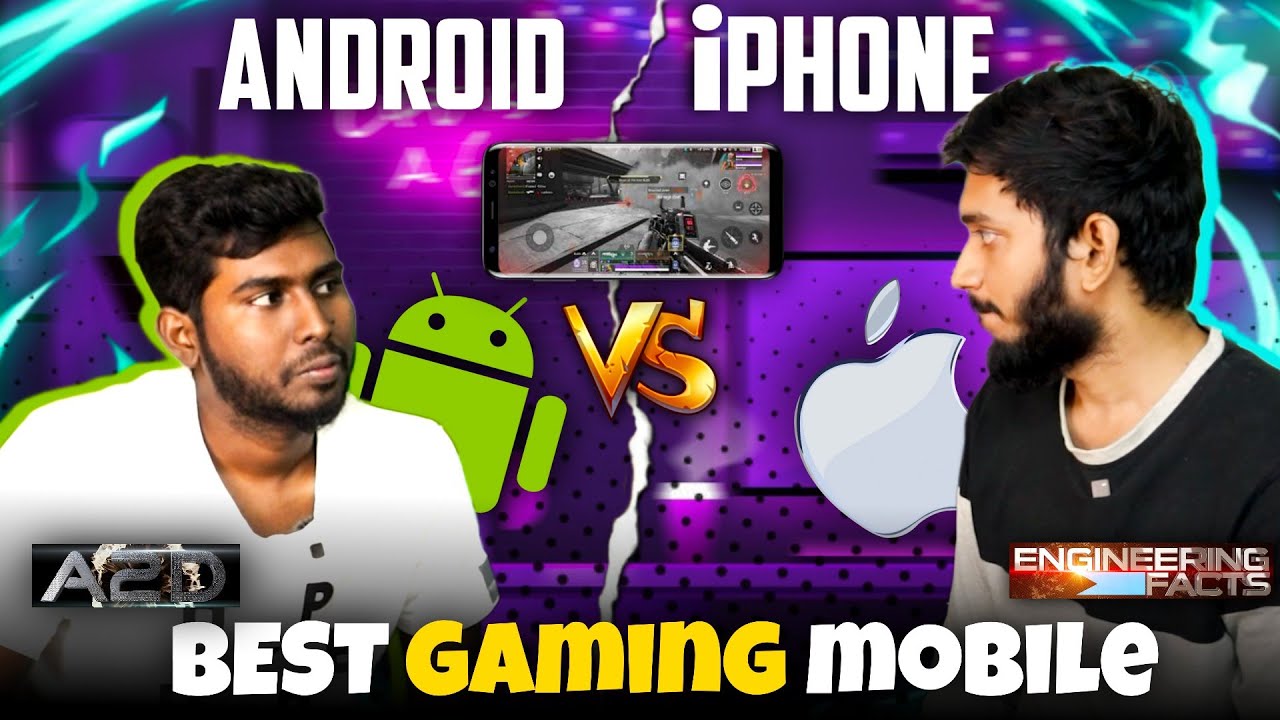 Which phone is BEST for GAMING? iPhone vs Android, ft. @a2dchannel
