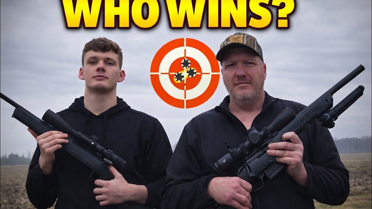 Father vs Son---Ruger 10/22 vs Bergara B14R at 100 yards