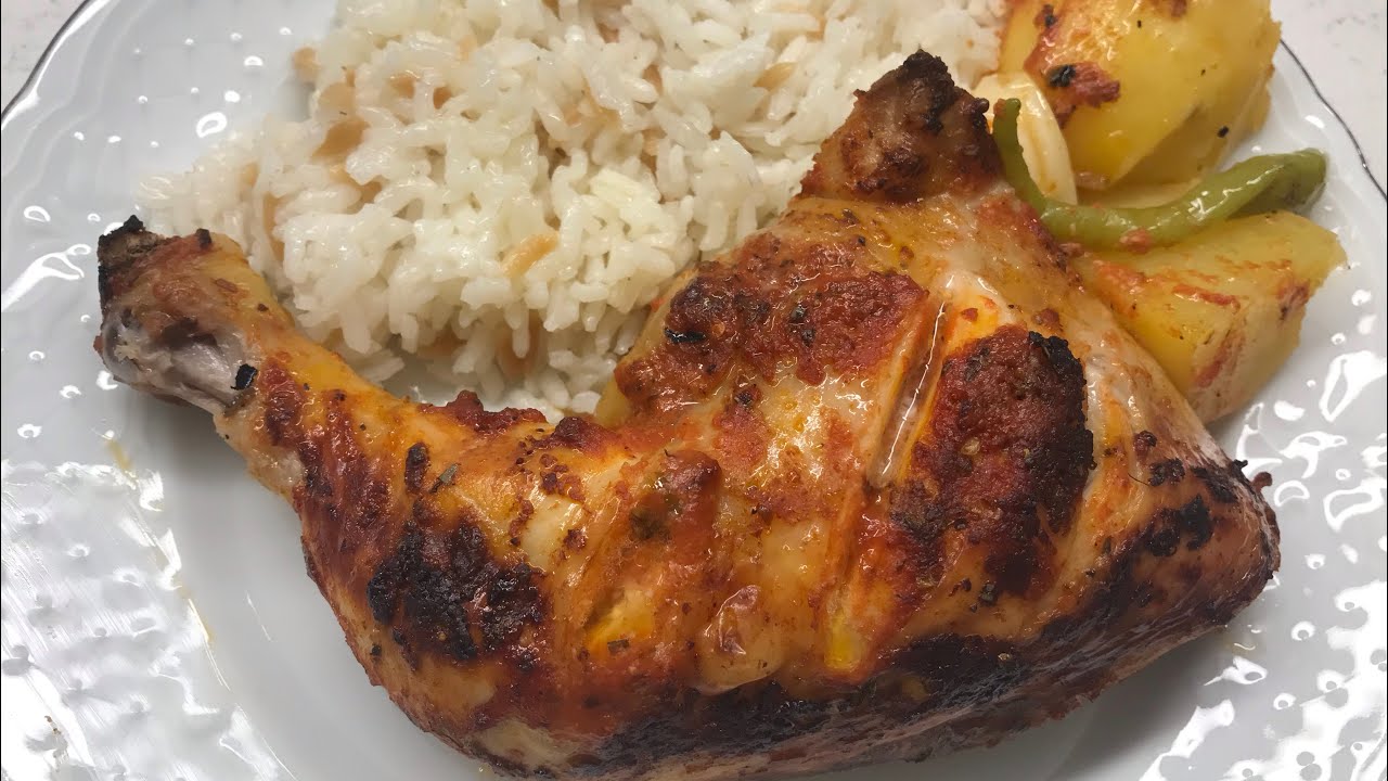 Fırında Tavuk But Tarifi/ Fırın Poşetinde Patatesli Nar Gibi Kızarmış Soslu Tavuk Nasıl Pişirilir?