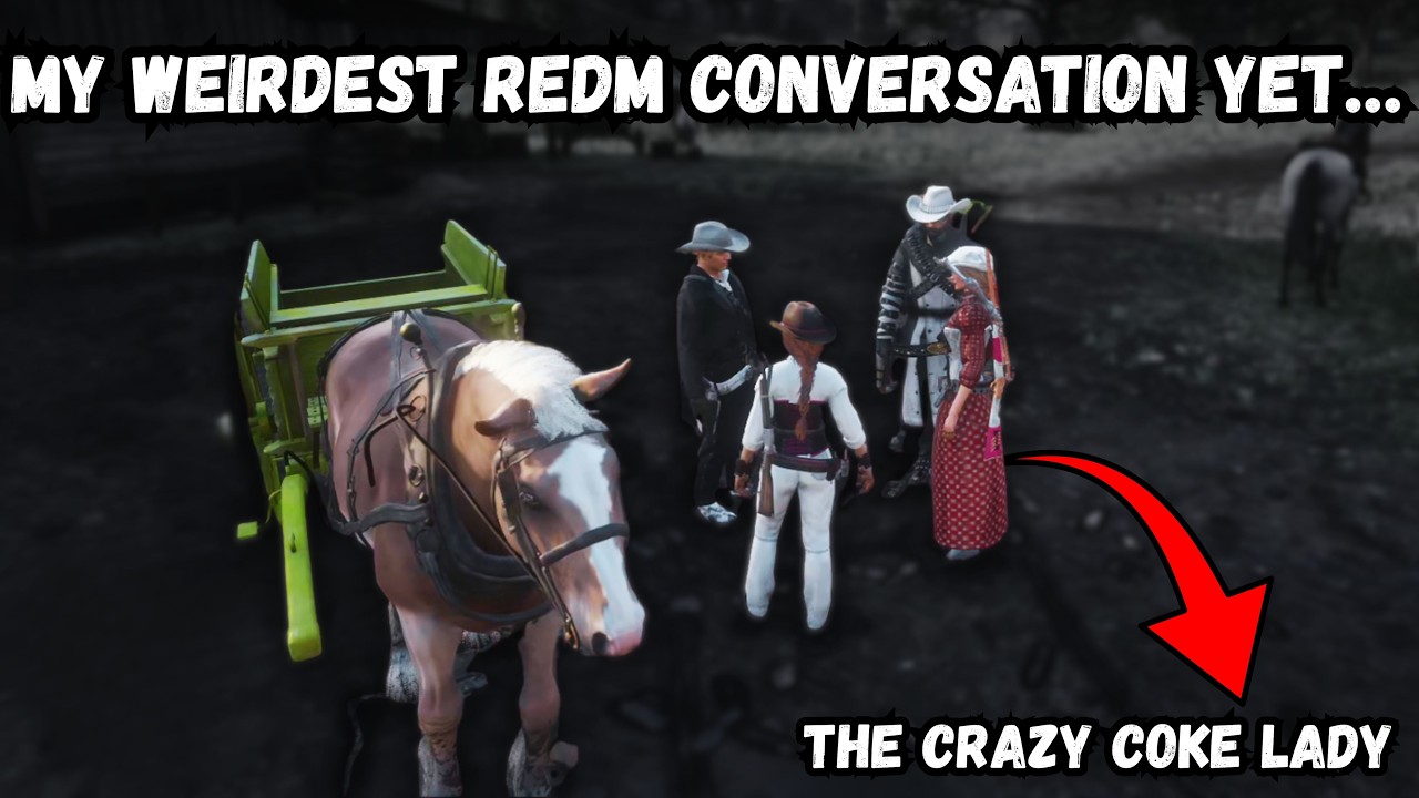 My Weirdest RedM Conversation Yet… The Crazy Coke Lady | LooneyLuna