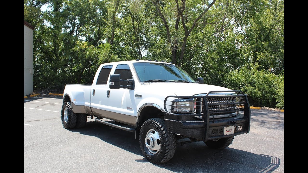 2005 Ford F350 4x4 Lariat FX4 DRW Powerstroke turbo diesel for sale lifted on 35s!