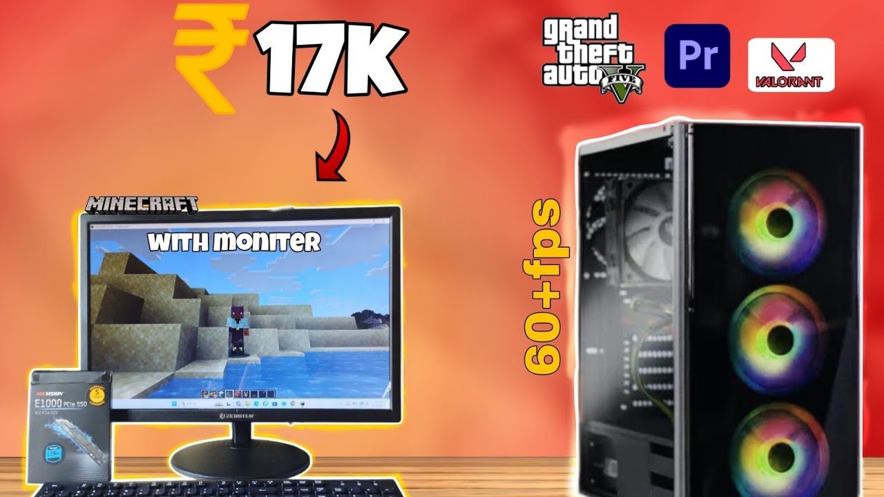 Finally I bulid My Gaming Pc Under 17k With Ryzen 5 3400g 