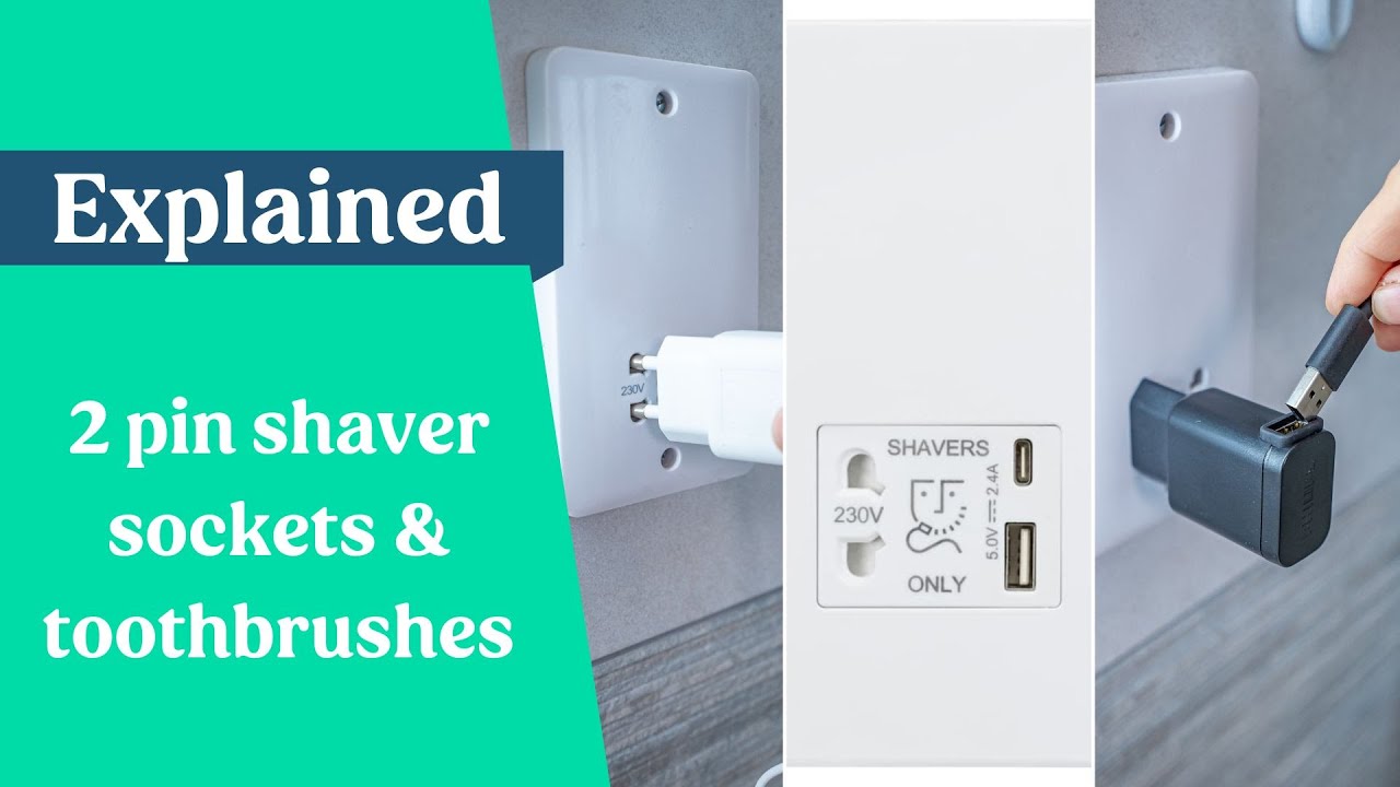 Charge USB devices from a 2 pin shaver socket
