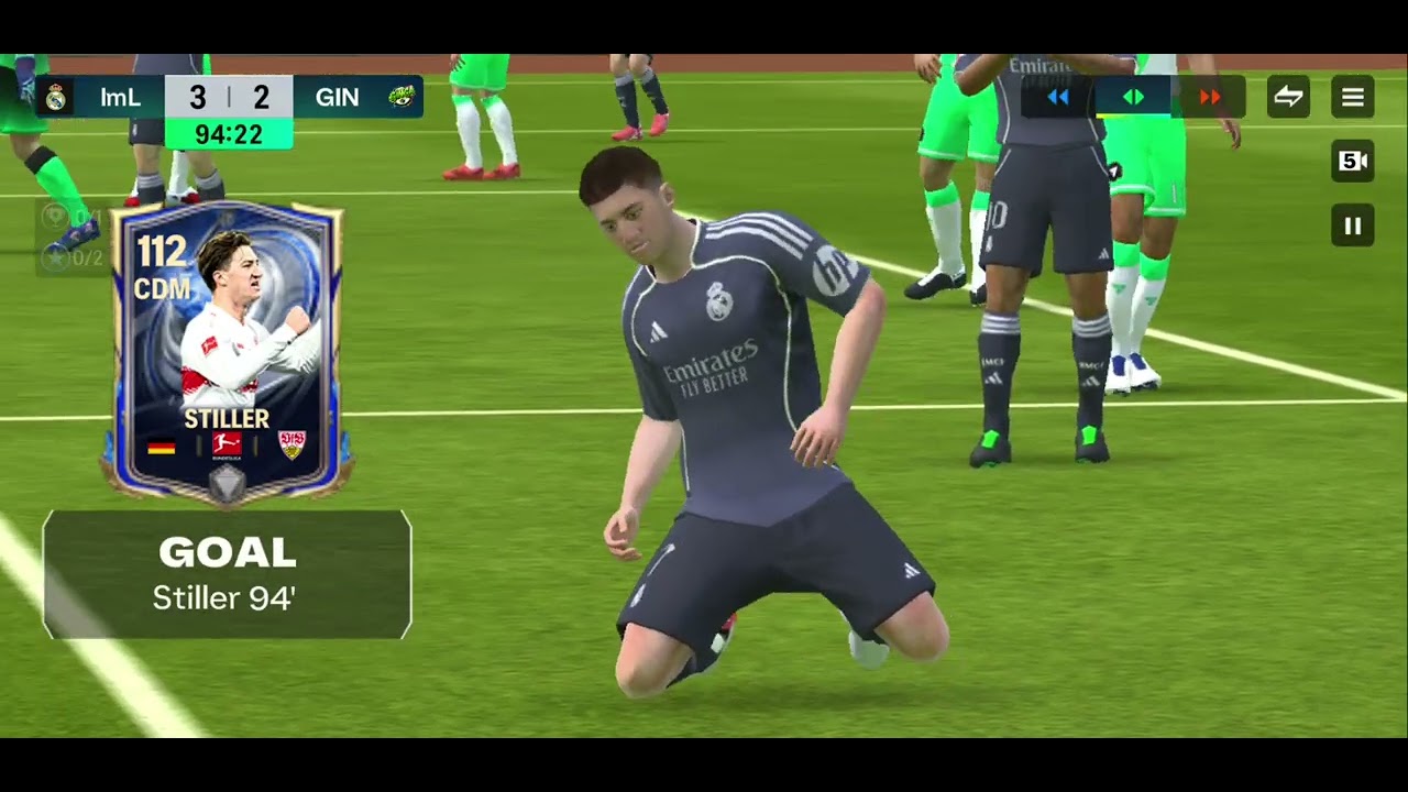 Wining a match in fc mobile ginga