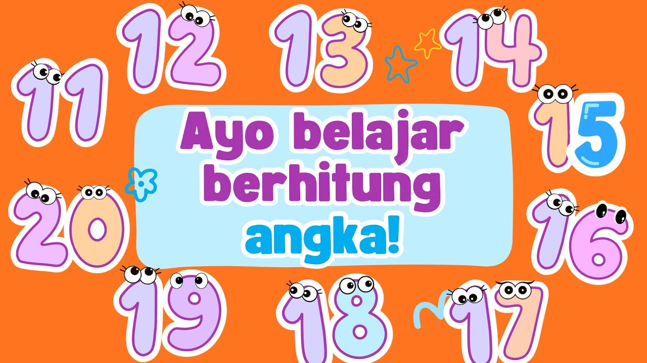 Belajar Berhitung Angka Teman 11-20. Di Channel Semangat Belajar Teman