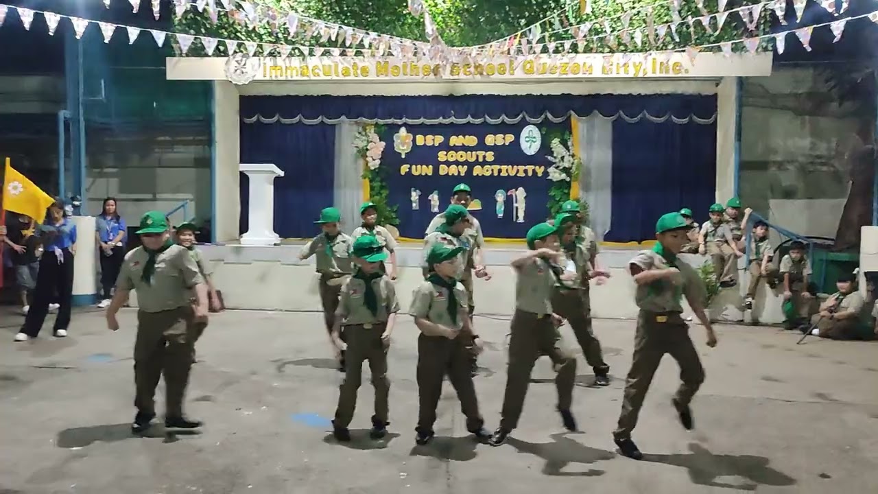 PATROL AGILA'S YELL, SONG, AND DANCE. 👏👏👏 #BSPGSPCAMPING2023