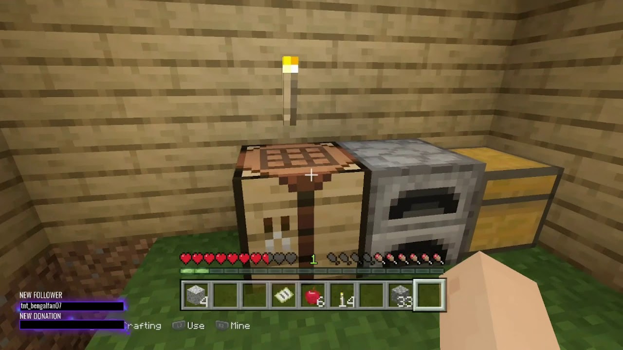 FIRST NIGHTS SLEEP | Minecraft ep 2 Twitch vod 29/7/2019