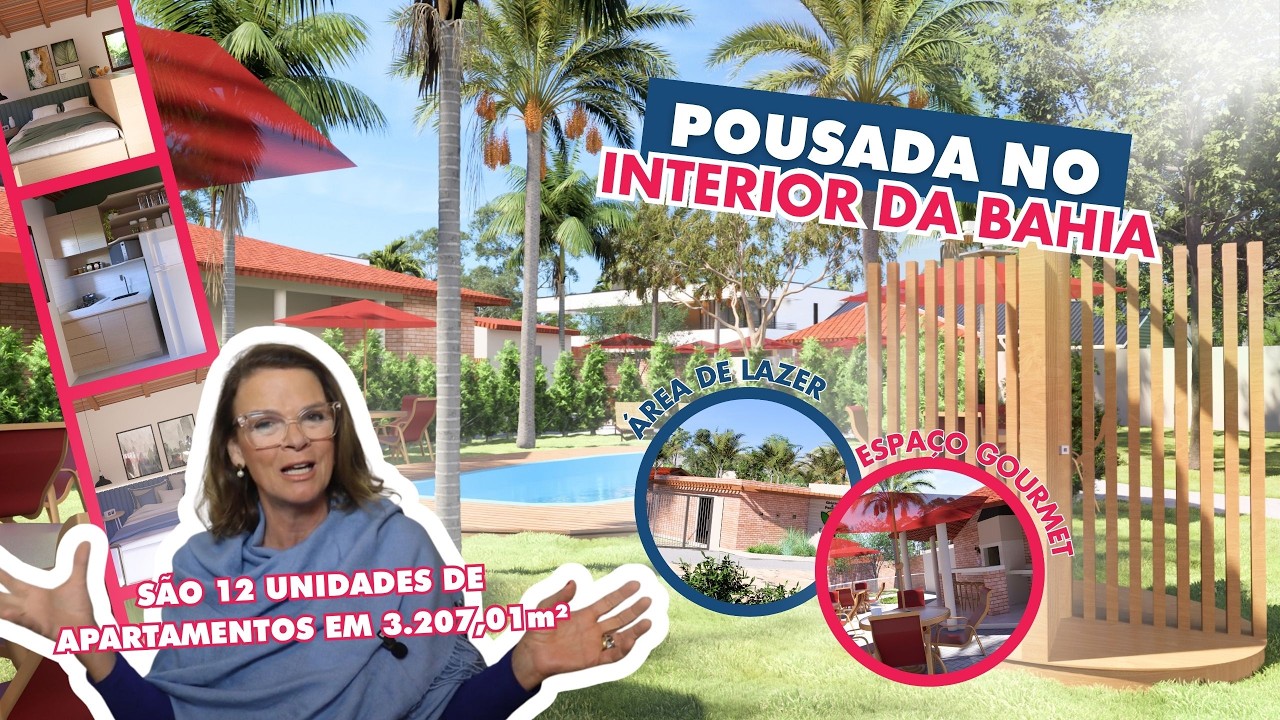 POUSADA de Kitnets de 24m² e 18m² na Bahia para ENCANTAR Hospedes! Região Religiosa de Peregrinação