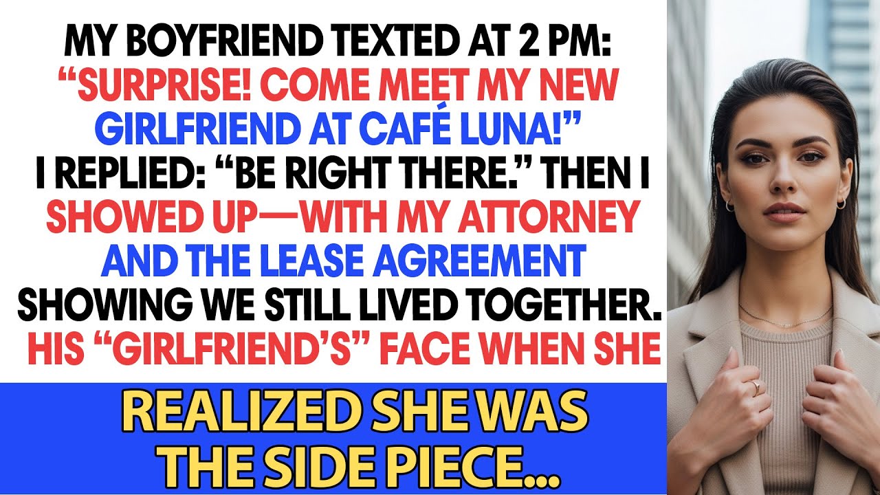 My Boyfriend Texted At 2 PM: “Surprise! Come Meet My New Girlfriend At Café Luna!” //Reddit Stories