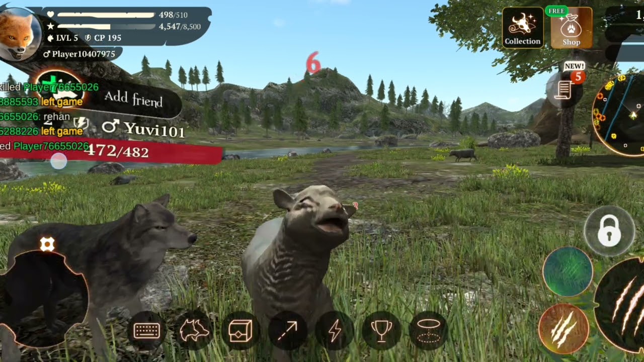 The wolf gameplay video walk through part 1 (ios android) 