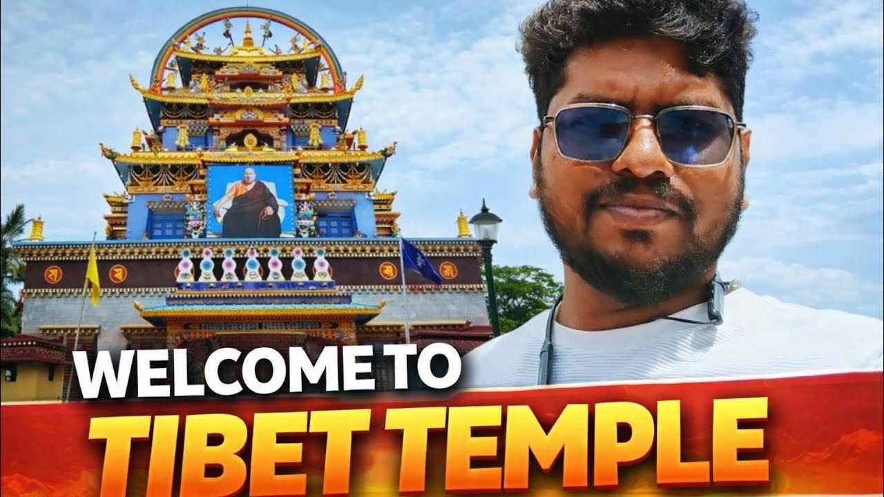 Karnataka famous Tibetan Buddhist temple #coorg #buddhism #buddha #karnatakatourism #karnataka