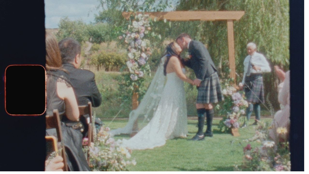 A Stunning Scottish Wedding at Cambo House Scotland with some Super 8!