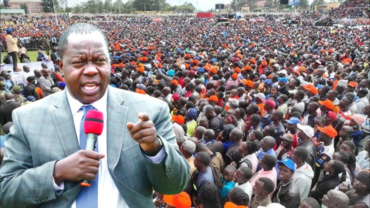 LIVE; FRED MATIANG'I STARTS HIS HOMECOMING TOUR IN KISII COUNTY.
