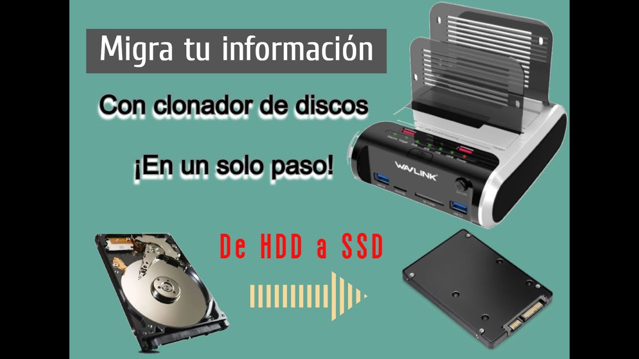 ¡TE ENSEÑO A CLONAR LOS DATOS DE TU DISCO DURO ANTIGUO! / Dual Bay Hard Drive Docking WL-ST341U