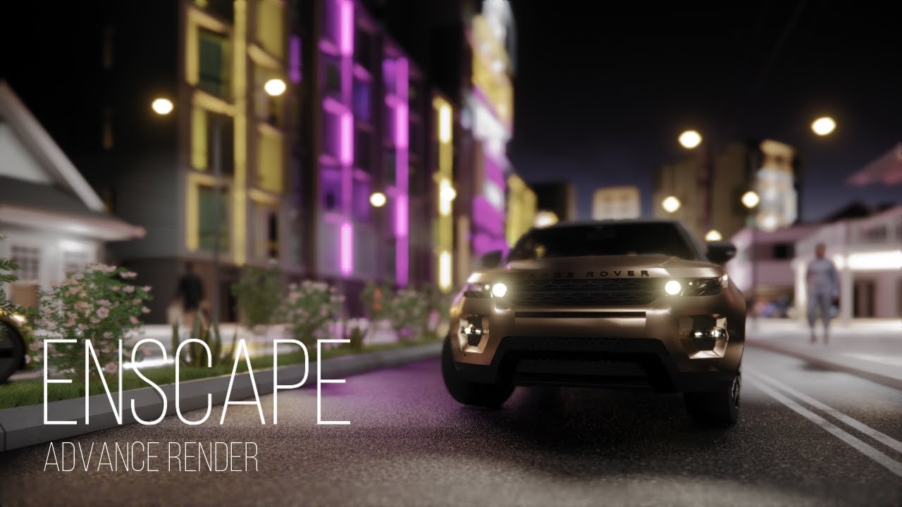 Enscape 3.3 for Sketchup 2020 | Cinematic Street View | Walkthrough