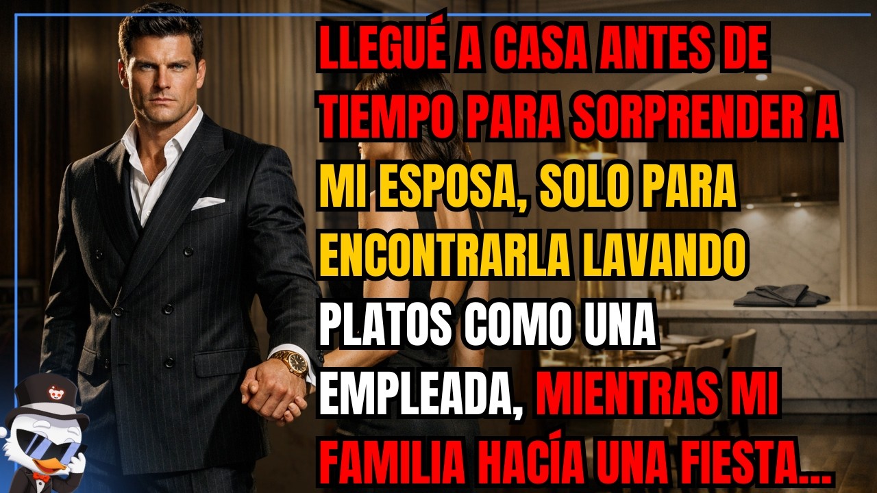 Llegu&eacute; a casa antes de tiempo para sorprender a mi esposa, solo para encontrarla lavando platos...