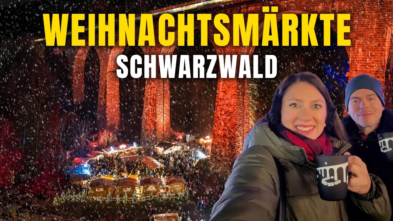 Schwarzwald zur Adventszeit: Die sch&ouml;nsten Weihnachtsm&auml;rkte zwischen Ravennaschlucht & Freiburg 🎄🏔️