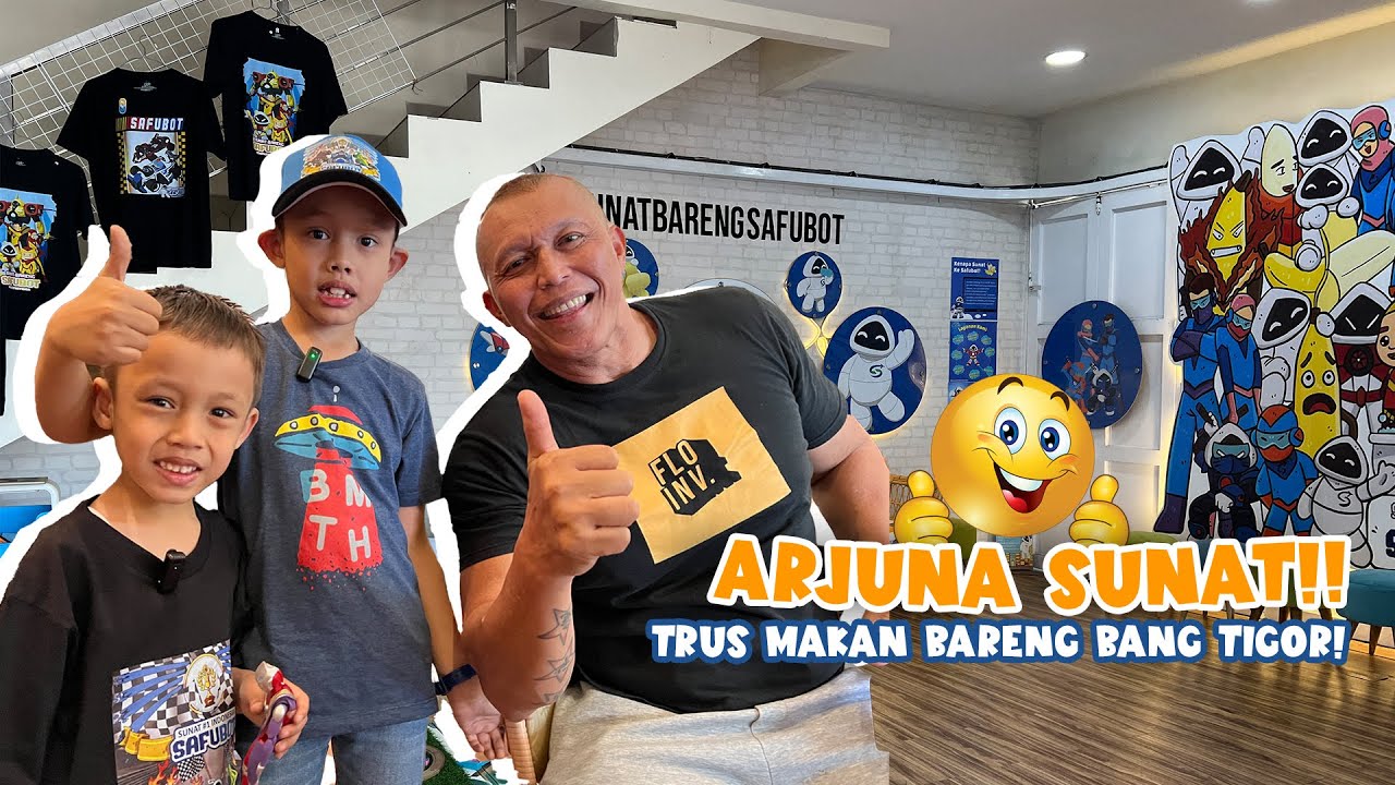 ARJUNA MINTA DI ANTER SUNAT KAK ICHY DI SAFUBOT!! JUNA GAK NANGIS HLO!