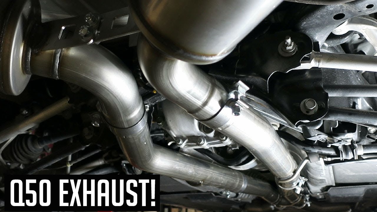 Infiniti Q50 3.0T MBRP Exhaust Review & Install DIY!
