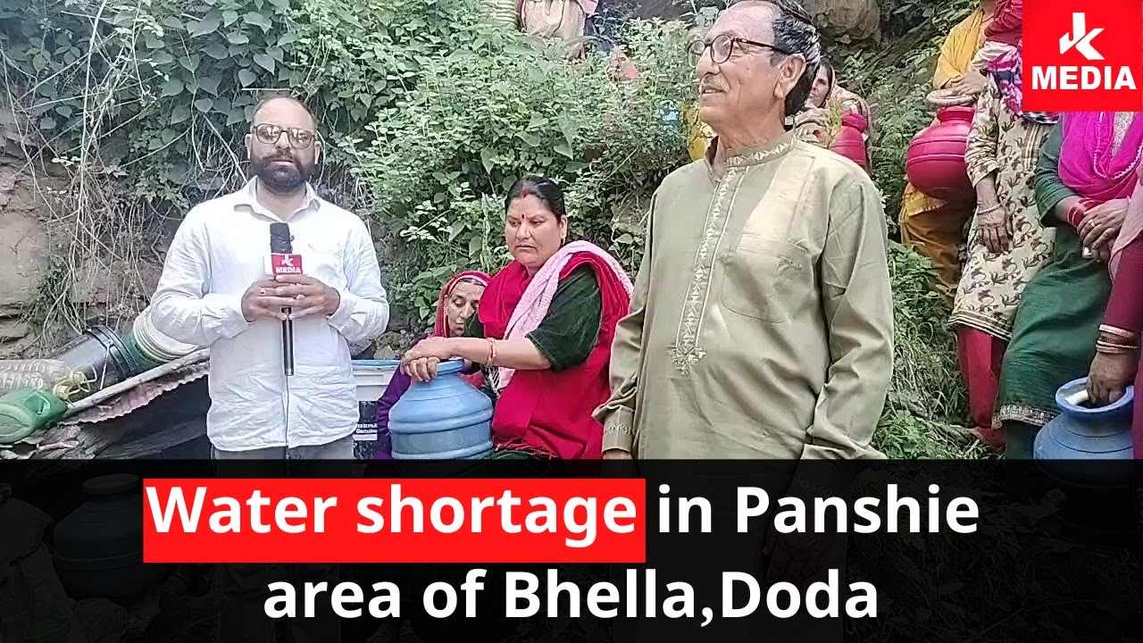 Water shortage in Panshie area of Bhella,Doda.