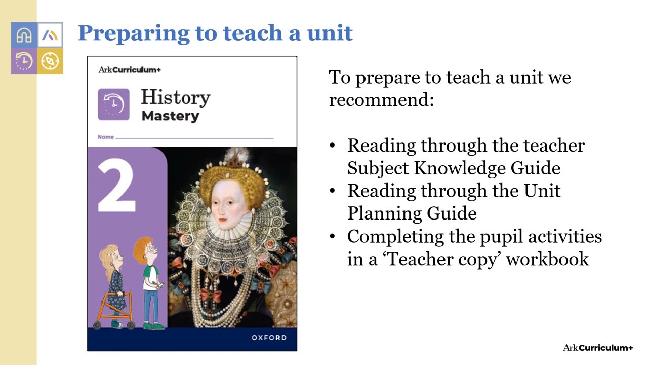 Unit Tutorial for Primary History, Year 2, Unit 1: The Great Fire (Part 1)