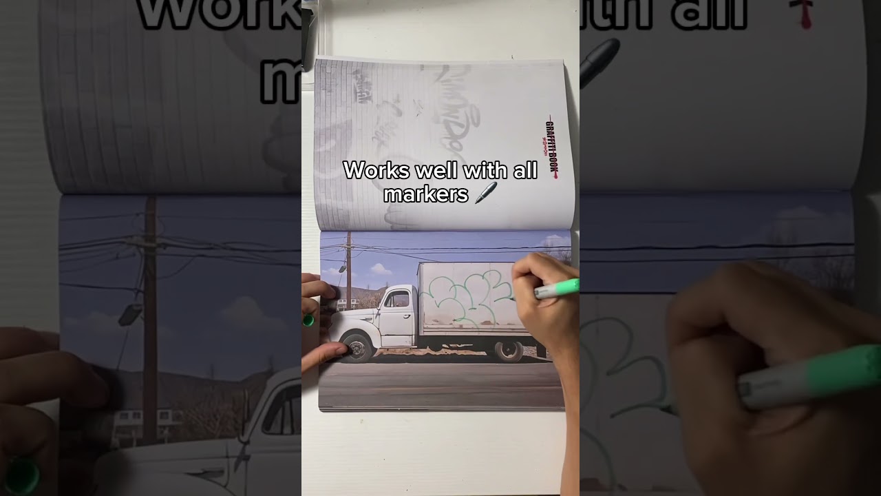 Bought a new graff book 👀🖊️