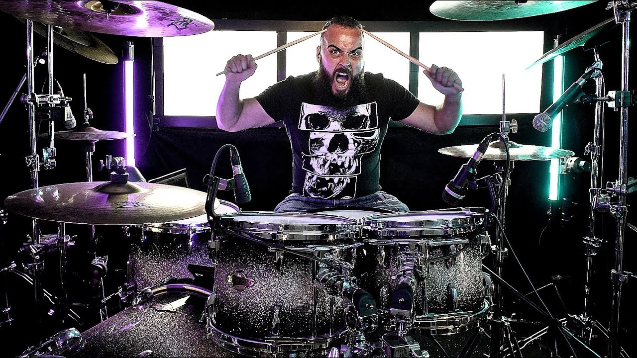 OZZY OSBOURNE - HELLRAISER - WHIPLASH DRUM COVER (HD)