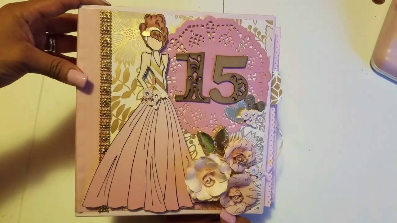 Blush Glam Quinceañera Mini Album