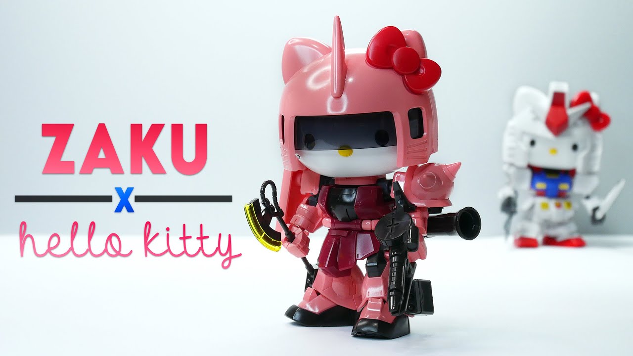 HELLO KITTY x ZAKU Unboxing - ASMR | Quick Build