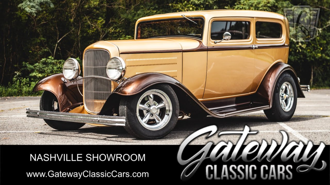 1932 Ford Tudor Sedan, Gateway Classic Cars - Nashville, #1925-NSH